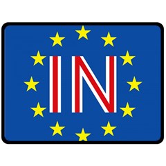 Britain Eu Remain Fleece Blanket (large)  by Nexatart