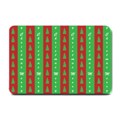 Christmas Tree Background Small Doormat  by Nexatart