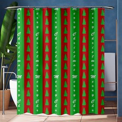 Christmas Tree Background Shower Curtain 60  X 72  (medium)  by Nexatart