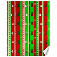 Christmas Paper Pattern Canvas 12  X 16   by Nexatart