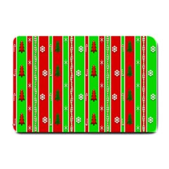 Christmas Paper Pattern Small Doormat  by Nexatart