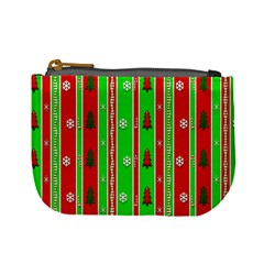 Christmas Paper Pattern Mini Coin Purses by Nexatart