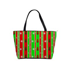 Christmas Paper Pattern Shoulder Handbags by Nexatart