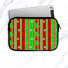 Christmas Paper Pattern Apple Ipad Mini Zipper Cases by Nexatart