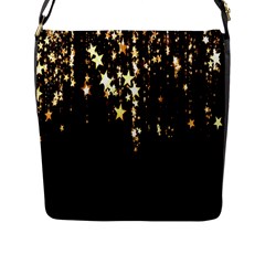 Christmas Star Advent Background Flap Messenger Bag (l)  by Nexatart