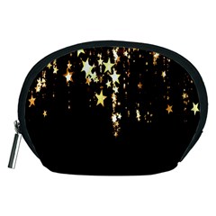 Christmas Star Advent Background Accessory Pouches (medium)  by Nexatart