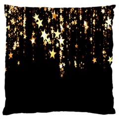 Christmas Star Advent Background Large Flano Cushion Case (one Side) by Nexatart