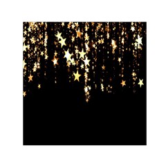 Christmas Star Advent Background Small Satin Scarf (square)