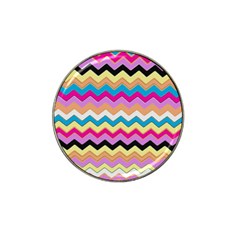 Chevrons Pattern Art Background Hat Clip Ball Marker (4 pack)