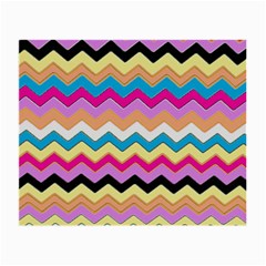 Chevrons Pattern Art Background Small Glasses Cloth