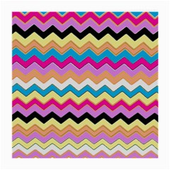 Chevrons Pattern Art Background Medium Glasses Cloth