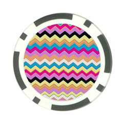 Chevrons Pattern Art Background Poker Chip Card Guard