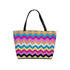 Chevrons Pattern Art Background Shoulder Handbags