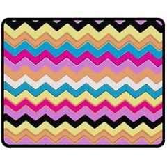 Chevrons Pattern Art Background Fleece Blanket (Medium) 