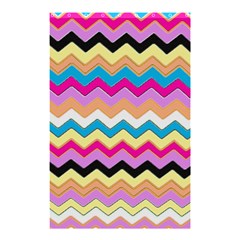 Chevrons Pattern Art Background Shower Curtain 48  x 72  (Small) 