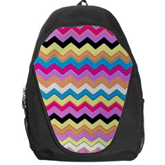 Chevrons Pattern Art Background Backpack Bag