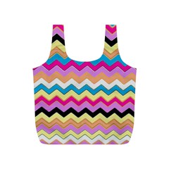 Chevrons Pattern Art Background Full Print Recycle Bags (S) 