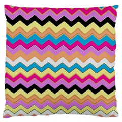 Chevrons Pattern Art Background Standard Flano Cushion Case (Two Sides)