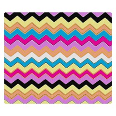 Chevrons Pattern Art Background Double Sided Flano Blanket (Small) 