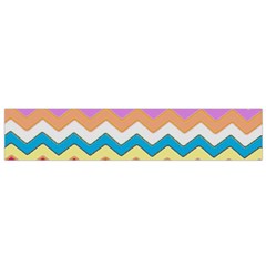 Chevrons Pattern Art Background Flano Scarf (Small)