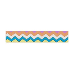 Chevrons Pattern Art Background Flano Scarf (Mini)