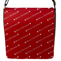 Christmas Paper Background Greeting Flap Messenger Bag (s)