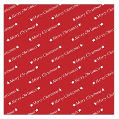 Christmas Paper Background Greeting Large Satin Scarf (square) by Nexatart