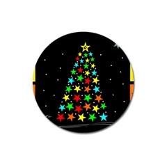 Christmas Time Magnet 3  (round)