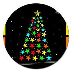 Christmas Time Magnet 5  (round)