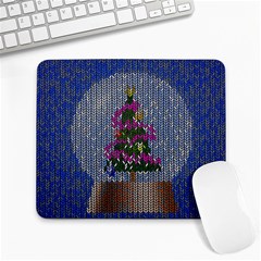 Christmas Snow Large Mousepads by Nexatart