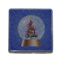 Christmas Snow Memory Card Reader (square) by Nexatart