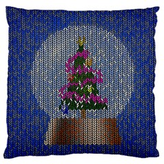 Christmas Snow Large Cushion Case (one Side)