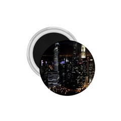 City At Night Lights Skyline 1 75  Magnets