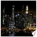 City At Night Lights Skyline Canvas 16  x 16   15.2 x15.41  Canvas - 1