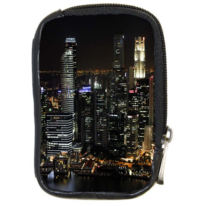 City At Night Lights Skyline Compact Camera Cases