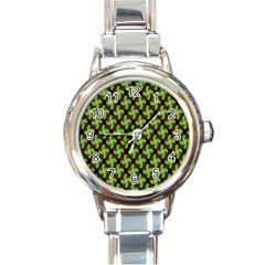 Computer Graphics Graphics Ornament Round Italian Charm Watch by Nexatart