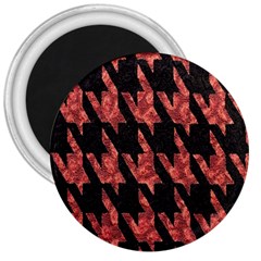 Dogstooth Pattern Closeup 3  Magnets by Nexatart