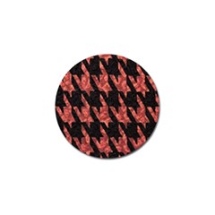 Dogstooth Pattern Closeup Golf Ball Marker (4 Pack) by Nexatart