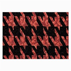 Dogstooth Pattern Closeup Large Glasses Cloth (2-side) by Nexatart