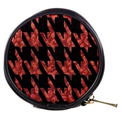 Dogstooth Pattern Closeup Mini Makeup Bags