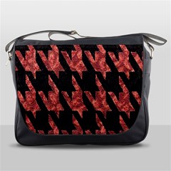 Dogstooth Pattern Closeup Messenger Bags