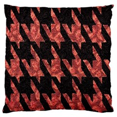 Dogstooth Pattern Closeup Large Cushion Case (two Sides) by Nexatart