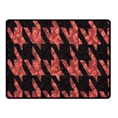 Dogstooth Pattern Closeup Double Sided Fleece Blanket (small)  by Nexatart