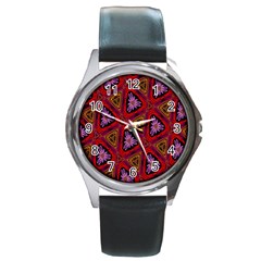 Computer Graphics Graphics Ornament Round Metal Watch by Nexatart