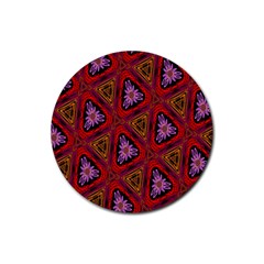 Computer Graphics Graphics Ornament Rubber Round Coaster (4 Pack)  by Nexatart