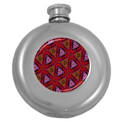 Computer Graphics Graphics Ornament Round Hip Flask (5 Oz)