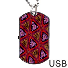 Computer Graphics Graphics Ornament Dog Tag Usb Flash (one Side) by Nexatart