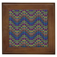 Decorative Ornamental Abstract Framed Tiles by Nexatart