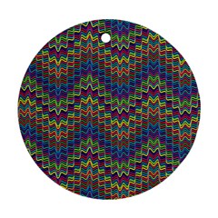 Decorative Ornamental Abstract Round Ornament (two Sides) by Nexatart