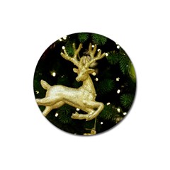 December Christmas Cologne Magnet 3  (round) by Nexatart